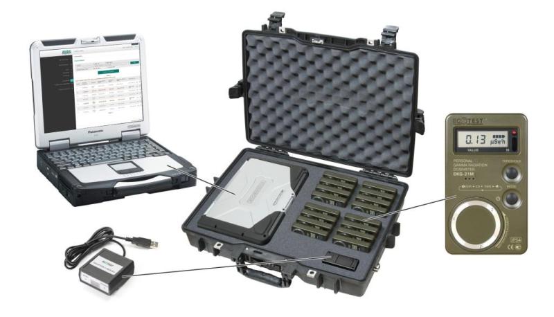 Kit dosimétrico de emergência (EPD)