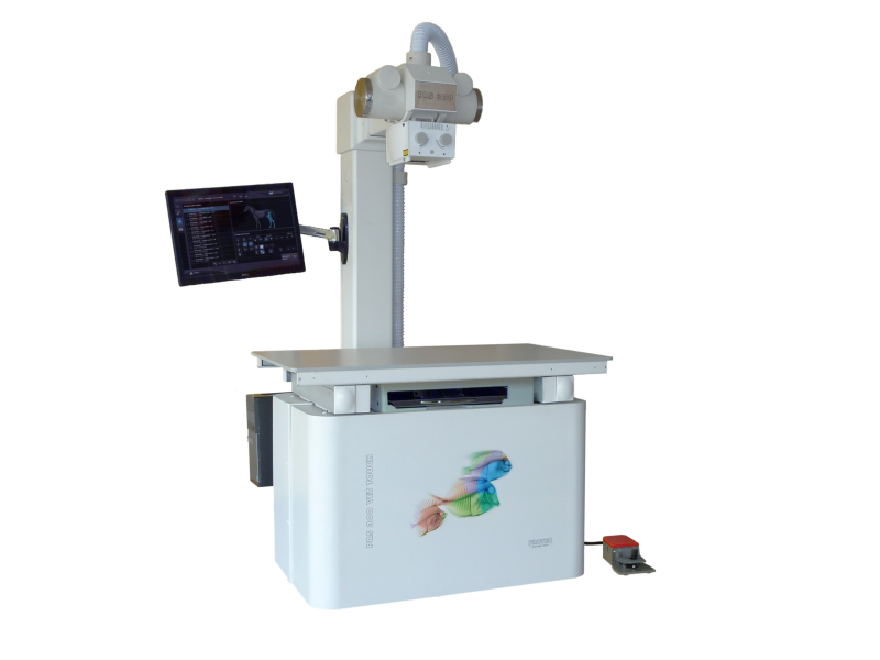 Sistema de raio-X estacionário com mesa flutuante PRS 300 VET TOUCH